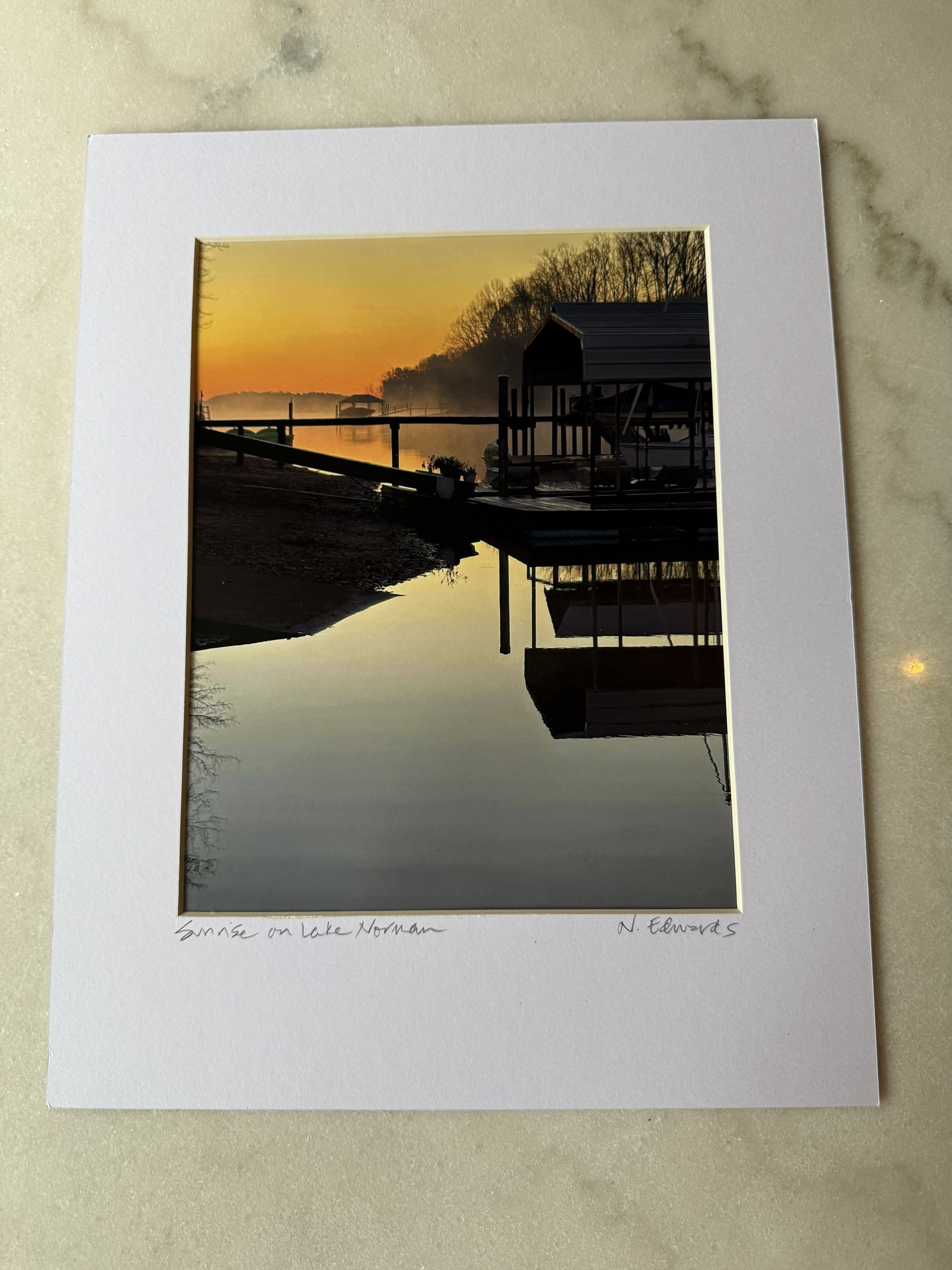 Sunrise on Lake Norman Original Photograph