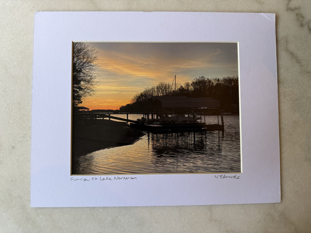 Sunrise at Lake Norman Original Photograph