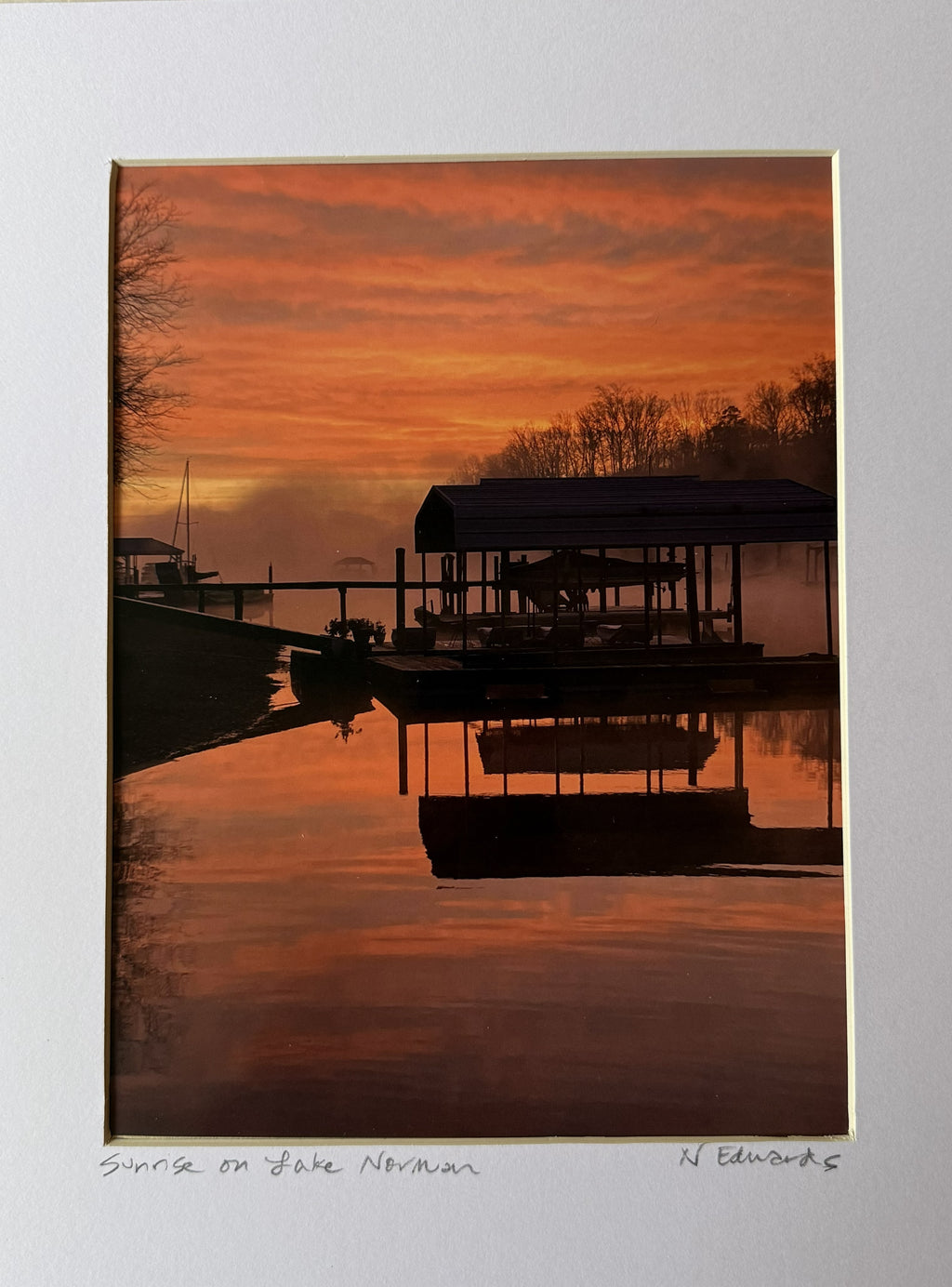Sunrise on Lake Norman Original Photograph