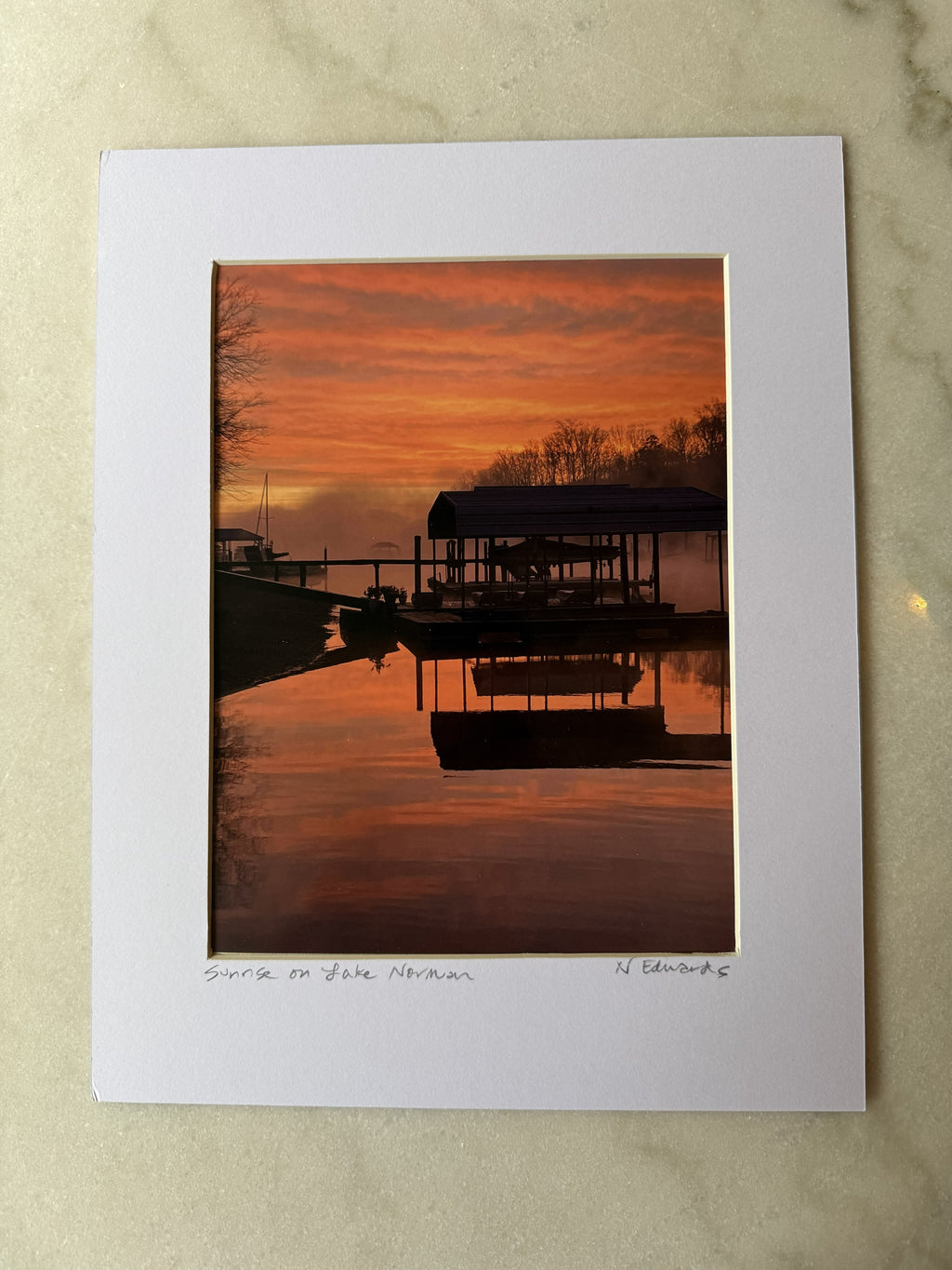 Sunrise on Lake Norman Original Photograph