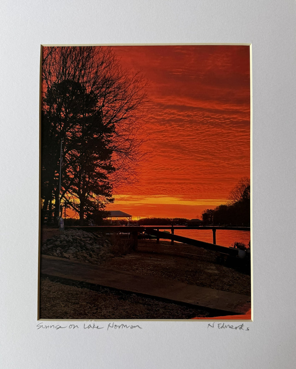 Sunrise at Lake Norman Original Photograph