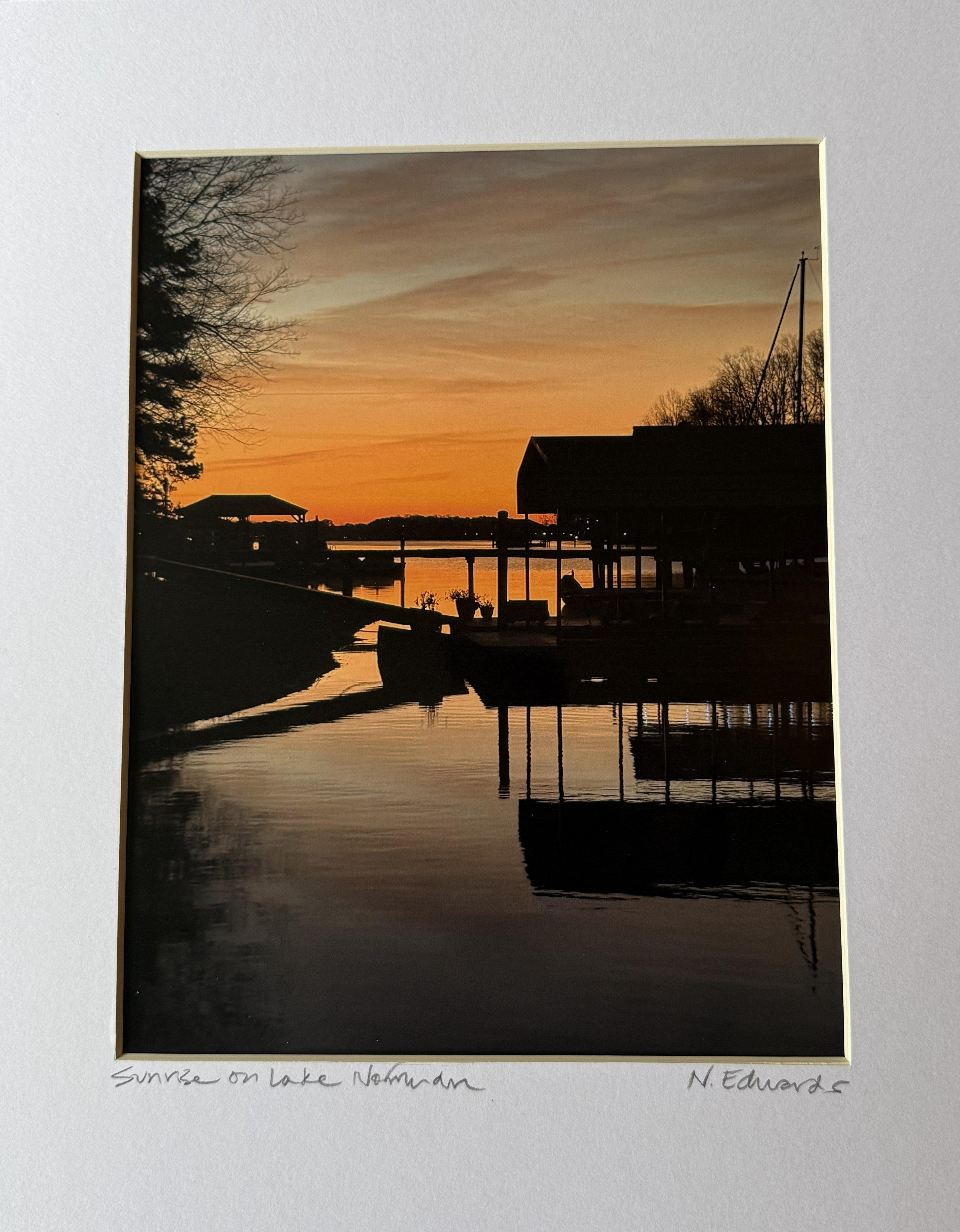 Sunrise at Lake Norman Original Photograph