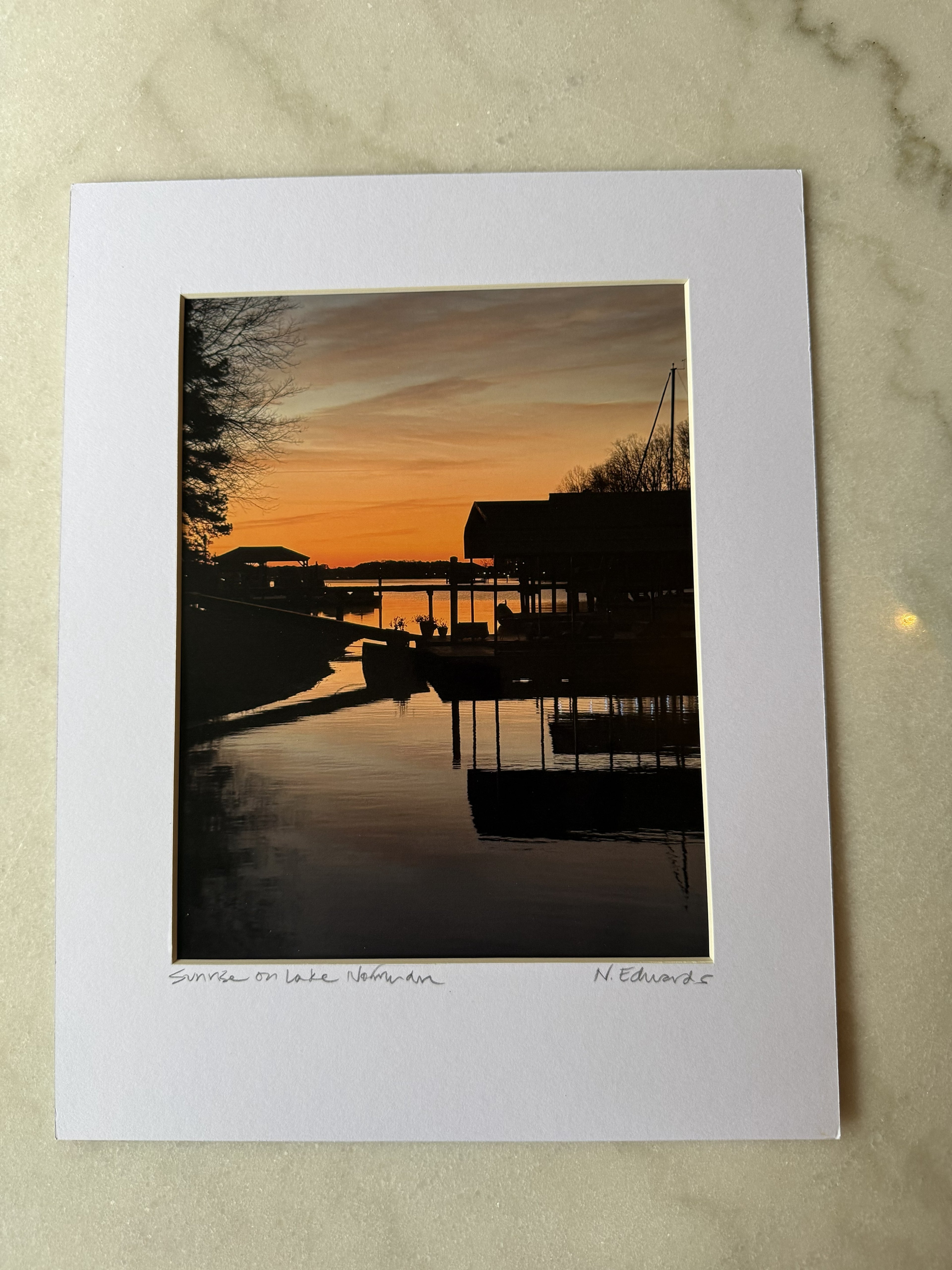 Sunrise at Lake Norman Original Photograph