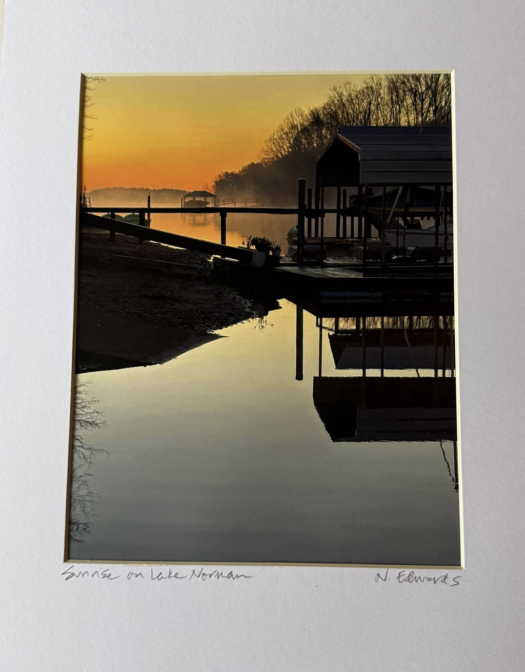 Sunrise on Lake Norman Original Photograph