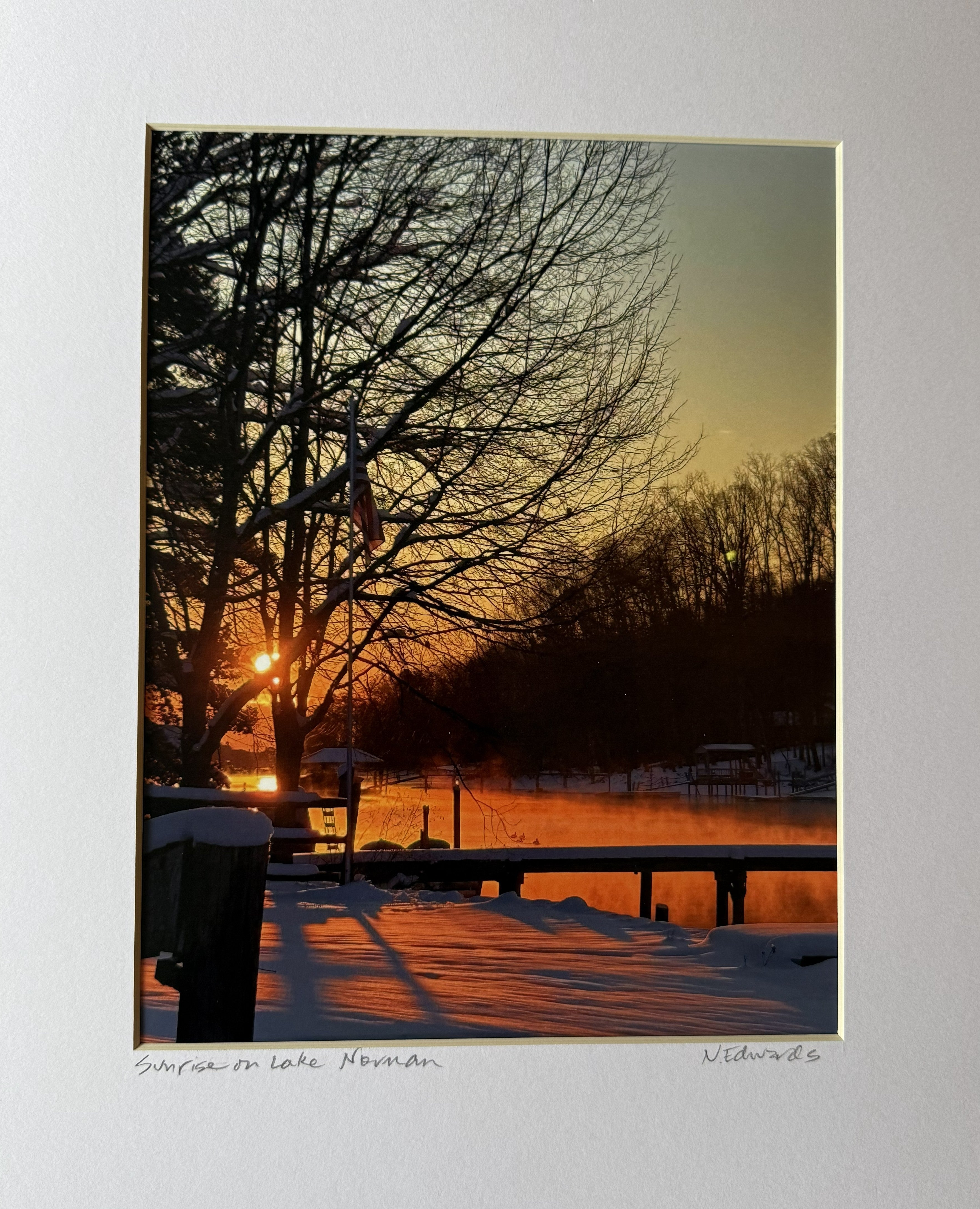 Sunrise on Lake Norman Original Photograph