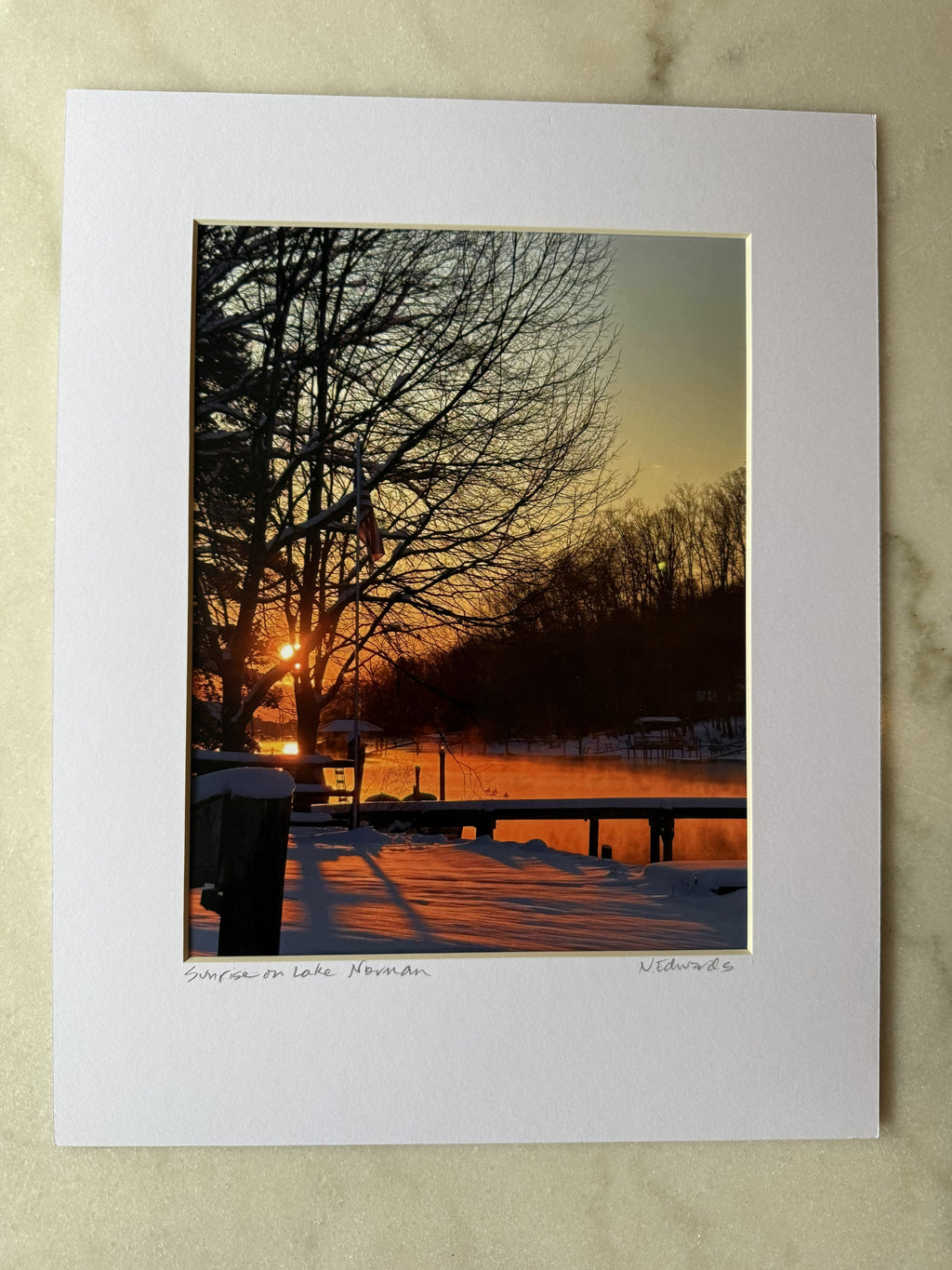 Sunrise on Lake Norman Original Photograph