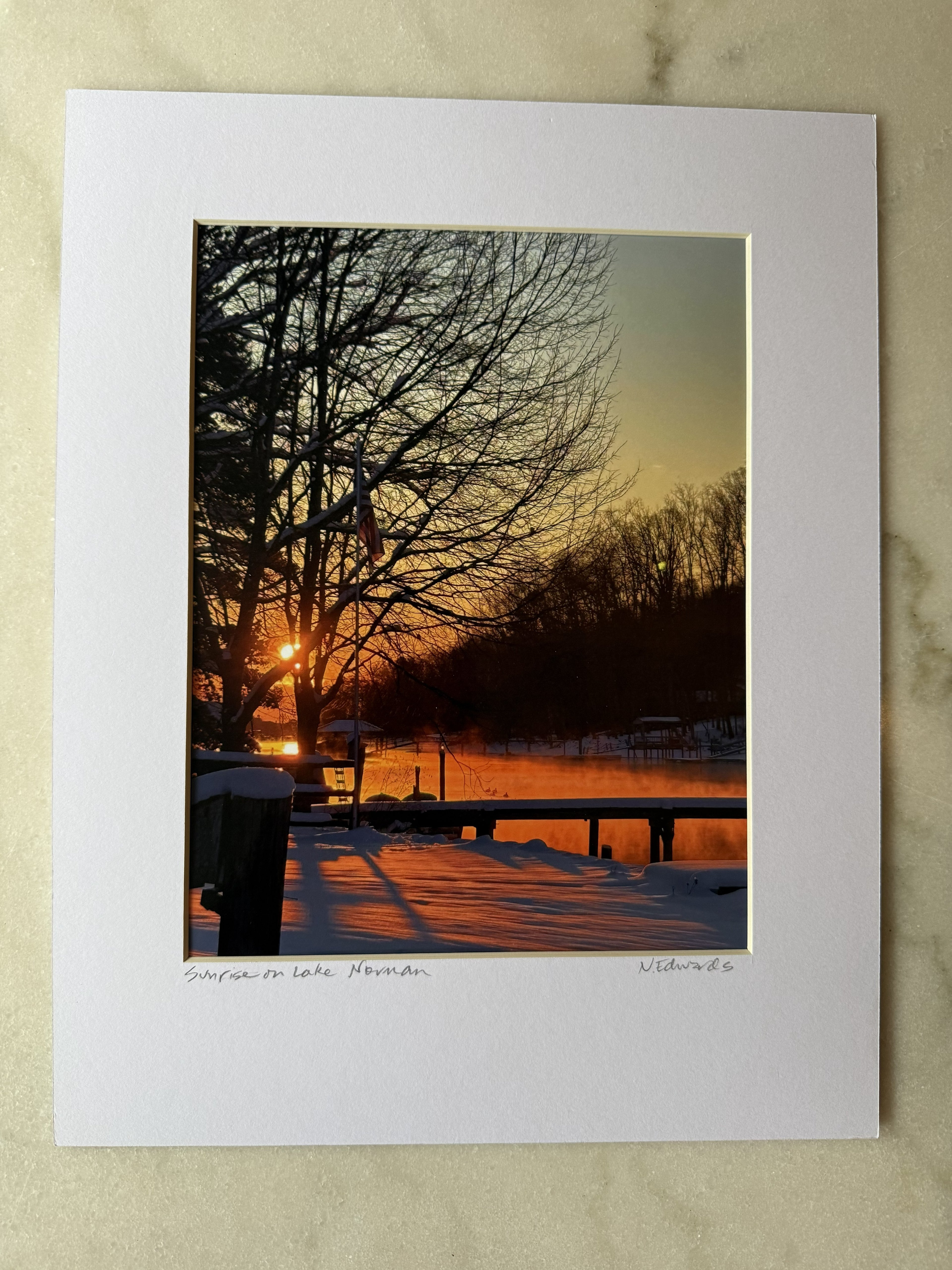Sunrise on Lake Norman Original Photograph